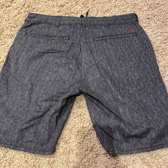 MENS PACSUN BULLHEAD DENIM TIE SHORTS - Picture 5 of 5